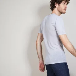 Maison Montagut T-Shirts>T-Shirt Col V En Lin Flamme - Bobelia