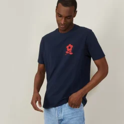 Maison Montagut T-Shirts>T-Shirt En Coton Avec Logo - Bahut