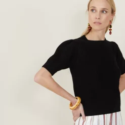 Maison Montagut T-Shirts>T-Shirt En Coton Bio Grosse Maille - Marie