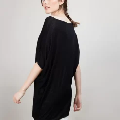 Maison Montagut T-Shirts>T-Shirt Long En Lin Flamme - Bil