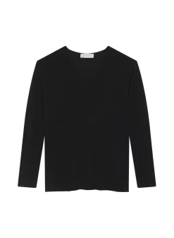 Maison Montagut T-Shirts>T-Shirt Manches Longues En Bambou Cachemire A Fentes - Aelys