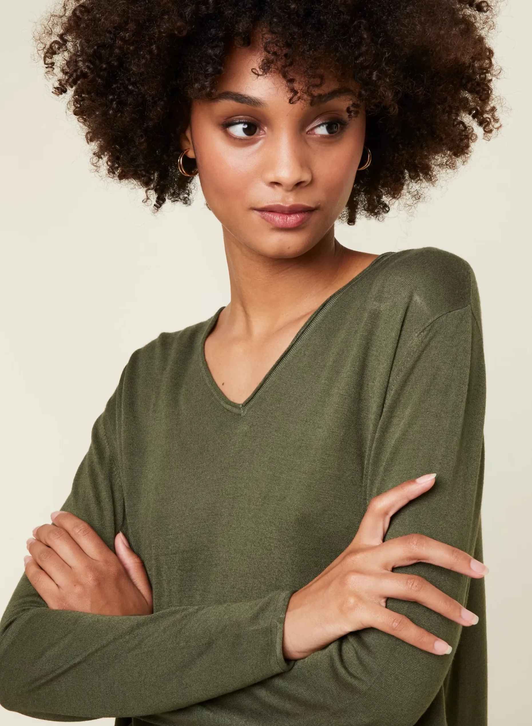 Maison Montagut T-Shirts>T-Shirt Manches Longues En Bambou Cachemire A Fentes - Aelys
