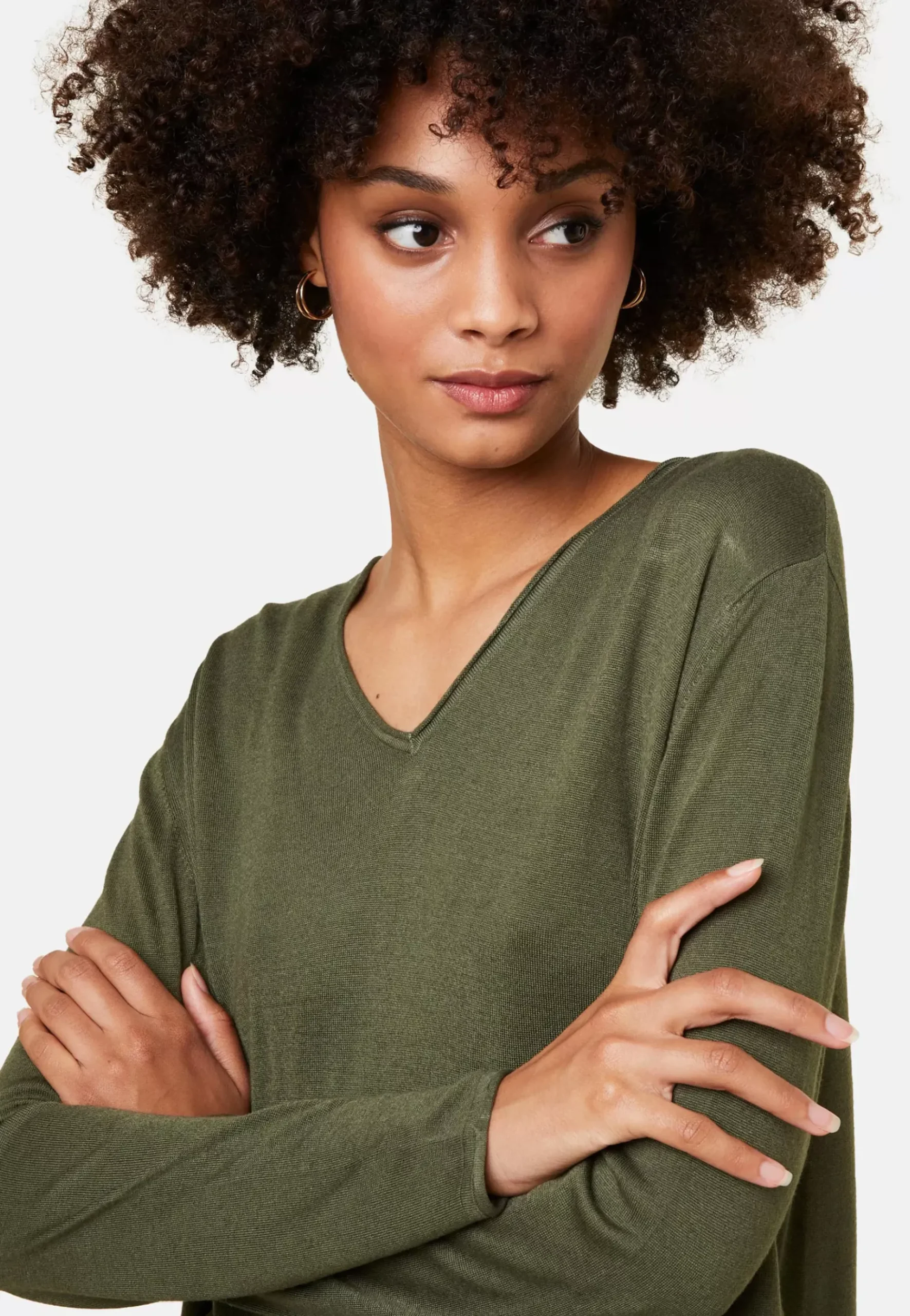 Maison Montagut T-Shirts>T-Shirt Manches Longues En Bambou Cachemire A Fentes - Aelys