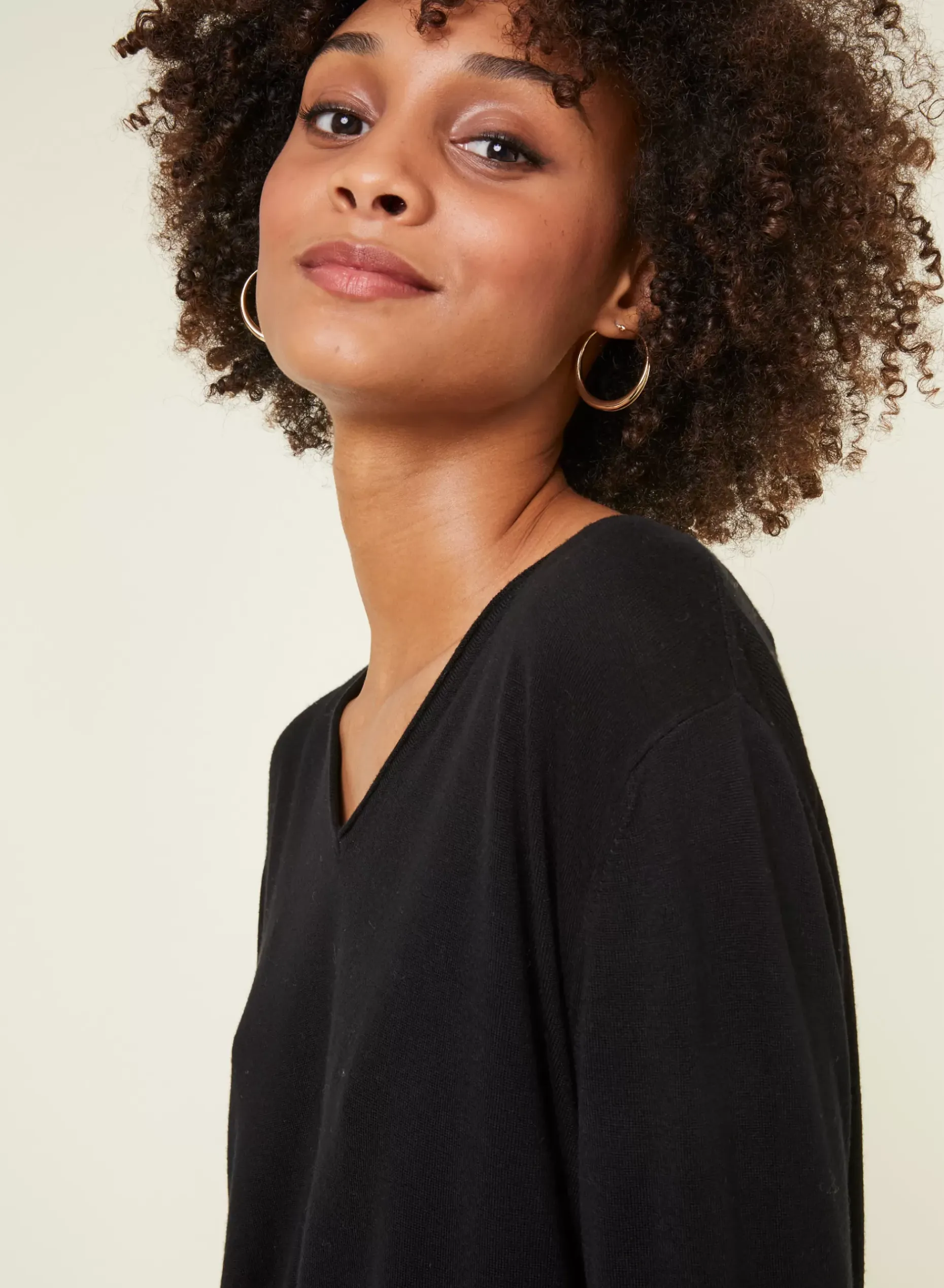 Maison Montagut T-Shirts>T-Shirt Manches Longues En Bambou Cachemire A Fentes - Aelys