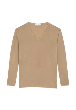 Maison Montagut T-Shirts>T-Shirt Manches Longues En Bambou Cachemire A Fentes - Aelys