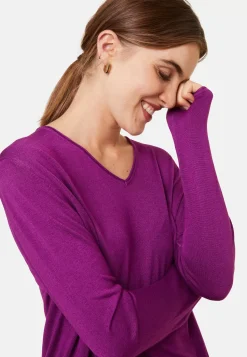 Maison Montagut T-Shirts>T-Shirt Manches Longues En Bambou Cachemire A Fentes - Aelys