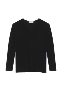 Maison Montagut T-Shirts>T-Shirt Manches Longues En Bambou Cachemire A Fentes - Aelys