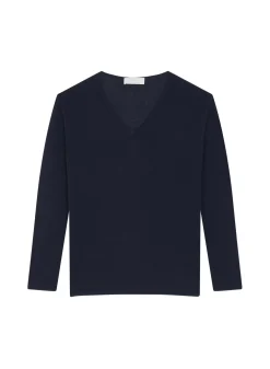 Maison Montagut T-Shirts>T-Shirt Manches Longues En Bambou Cachemire A Fentes - Aelys