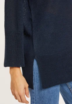 Maison Montagut Pulls>Tunique Ample Col V En Lin - Marielle