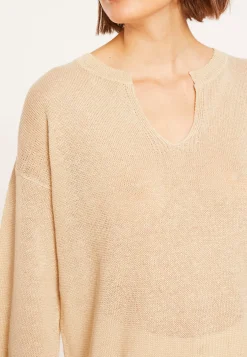 Maison Montagut Pulls>Tunique Ample Col V En Lin - Marielle