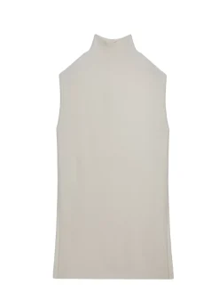 Maison Montagut Robes>Tunique Sans Manches Col Montant En Laine Et Cachemire - Garance