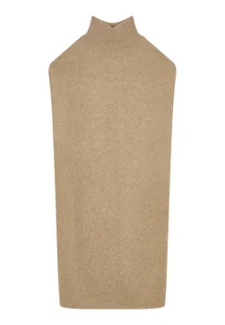 Maison Montagut Robes>Tunique Sans Manches Col Montant En Laine Et Cachemire - Garance