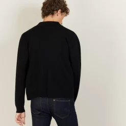 Maison Montagut Vestes Et Gilets>Veste A Poches En Laine - Leopol Noir