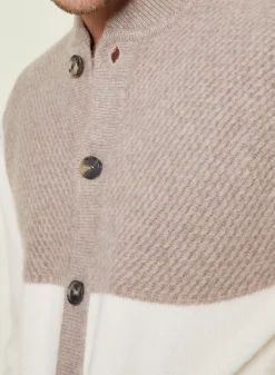 Maison Montagut Vestes Et Gilets>Veste Boutonnee A Poches En Cachemire 4 Fils - Farell Ecru