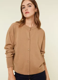 Maison Montagut Vestes Et Gilets>Veste Boutonnee A Poches En Laine Merinos - Gaspard