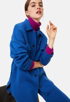 Maison Montagut Vestes Et Gilets>Veste Boutonnee Avec Poches En Laine Merinos - Giselle
