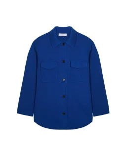 Maison Montagut Vestes Et Gilets>Veste Boutonnee Avec Poches En Laine Merinos - Giselle