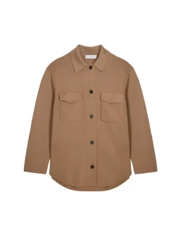 Maison Montagut Vestes Et Gilets>Veste Boutonnee Avec Poches En Laine Merinos - Giselle