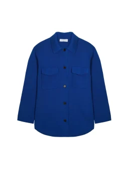 Maison Montagut Vestes Et Gilets>Veste Boutonnee Avec Poches En Laine Merinos - Giselle