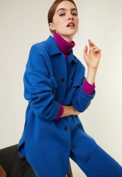 Maison Montagut Vestes Et Gilets>Veste Boutonnee Avec Poches En Laine Merinos - Giselle