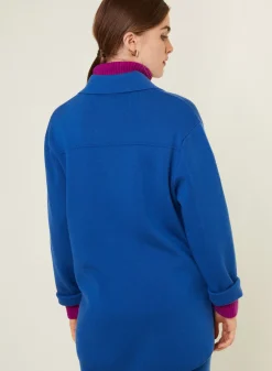Maison Montagut Vestes Et Gilets>Veste Boutonnee Avec Poches En Laine Merinos - Giselle