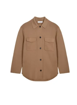 Maison Montagut Vestes Et Gilets>Veste Boutonnee Avec Poches En Laine Merinos - Giselle