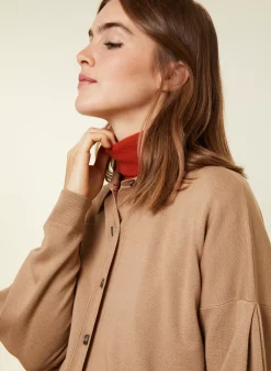 Maison Montagut Vestes Et Gilets>Veste Boutonnee Col Polo En Laine Merinos - Gabriella