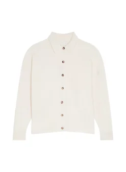Maison Montagut Vestes Et Gilets>Veste Boutonnee Col Polo En Laine Merinos - Gabriella
