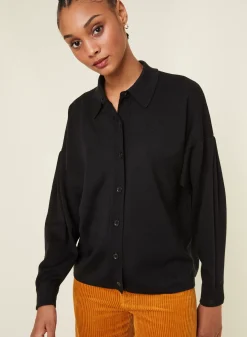 Maison Montagut Vestes Et Gilets>Veste Boutonnee Col Polo En Laine Merinos - Gabriella