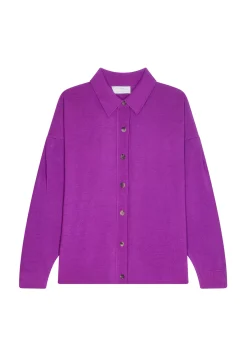 Maison Montagut Vestes Et Gilets>Veste Boutonnee Col Polo En Laine Merinos - Gabriella