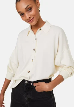 Maison Montagut Vestes Et Gilets>Veste Boutonnee Col Polo En Laine Merinos - Gabriella