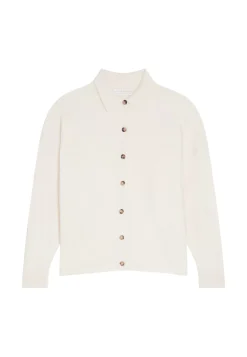 Maison Montagut Vestes Et Gilets>Veste Boutonnee Col Polo En Laine Merinos - Gabriella