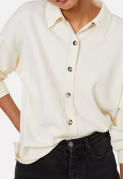 Maison Montagut Vestes Et Gilets>Veste Boutonnee Col Polo En Laine Merinos - Gabriella