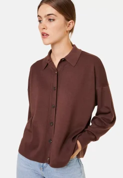 Maison Montagut Vestes Et Gilets>Veste Boutonnee Col Polo En Laine Merinos - Gabriella