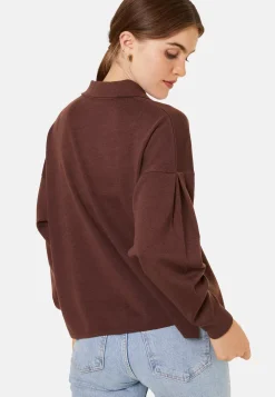 Maison Montagut Vestes Et Gilets>Veste Boutonnee Col Polo En Laine Merinos - Gabriella