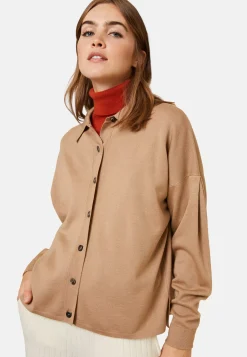 Maison Montagut Vestes Et Gilets>Veste Boutonnee Col Polo En Laine Merinos - Gabriella