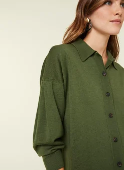 Maison Montagut Vestes Et Gilets>Veste Boutonnee Col Polo En Laine Merinos - Gabriella
