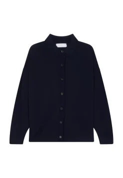 Maison Montagut Vestes Et Gilets>Veste Boutonnee Col Polo En Laine Merinos - Gabriella