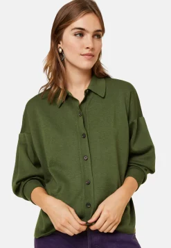 Maison Montagut Vestes Et Gilets>Veste Boutonnee Col Polo En Laine Merinos - Gabriella