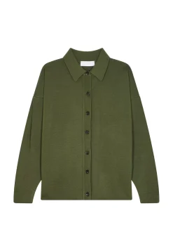 Maison Montagut Vestes Et Gilets>Veste Boutonnee Col Polo En Laine Merinos - Gabriella