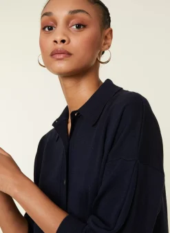 Maison Montagut Vestes Et Gilets>Veste Boutonnee Col Polo En Laine Merinos - Gabriella