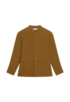 Maison Montagut Vestes Et Gilets>Veste Boutonnee En Lin Avec Poches - Dallas