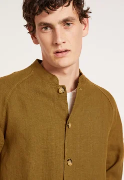 Maison Montagut Vestes Et Gilets>Veste Boutonnee En Lin Avec Poches - Dallas