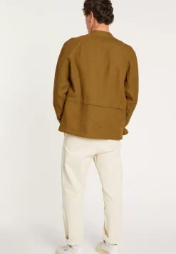 Maison Montagut Vestes Et Gilets>Veste Boutonnee En Lin Avec Poches - Dallas
