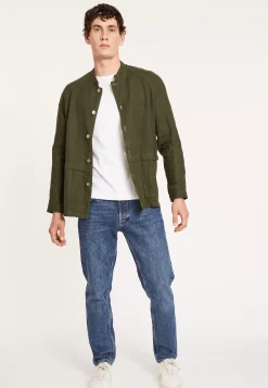 Maison Montagut Vestes Et Gilets>Veste Boutonnee En Lin Avec Poches - Dallas