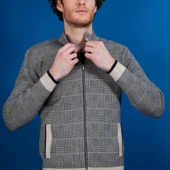 Maison Montagut Vestes Et Gilets>Veste En Coton Zippe Avec Poches - Doha