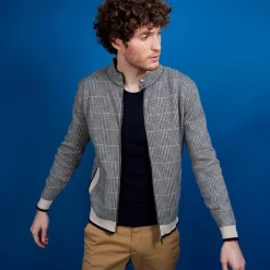 Maison Montagut Vestes Et Gilets>Veste En Coton Zippe Avec Poches - Doha