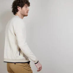 Maison Montagut Vestes Et Gilets>Veste En Coton Zippe Avec Poches - Doha