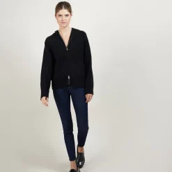 Maison Montagut Vestes Et Gilets>Veste Zippee A Capuche En Cachemire - Gabin