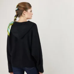 Maison Montagut Vestes Et Gilets>Veste Zippee A Capuche En Cachemire - Gabin
